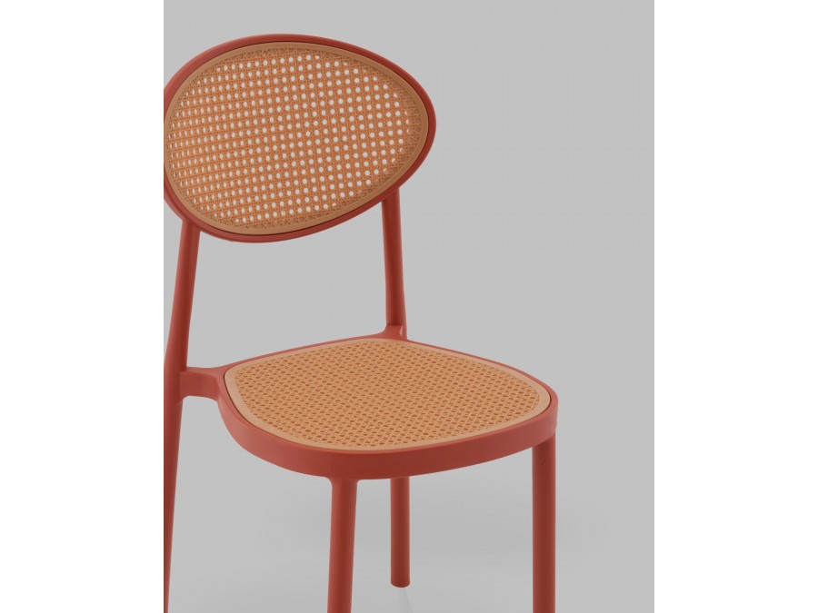 Стул Junie пластиковый красный