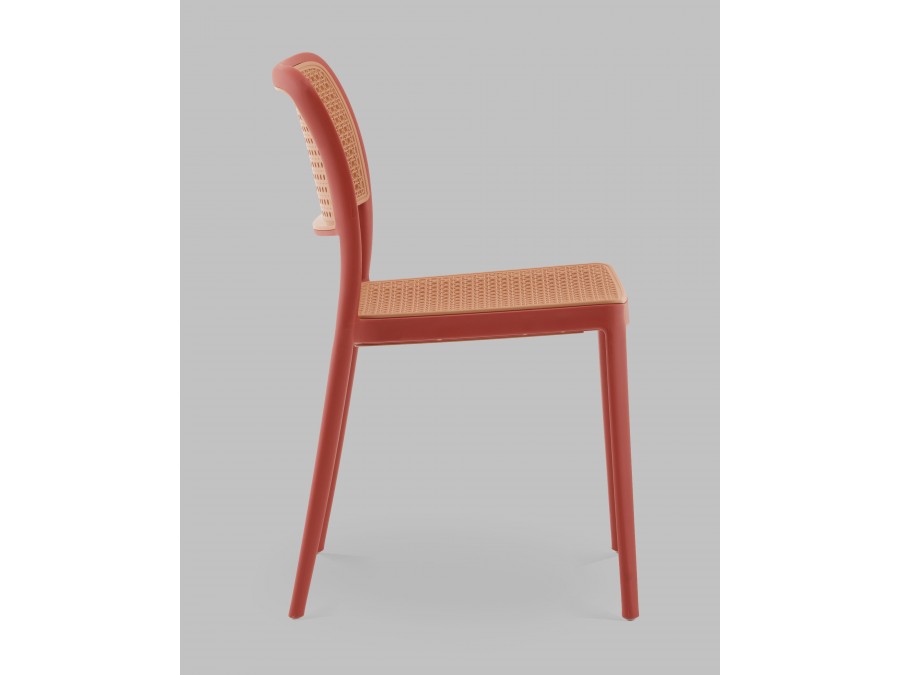 Стул Yona пластиковый красный