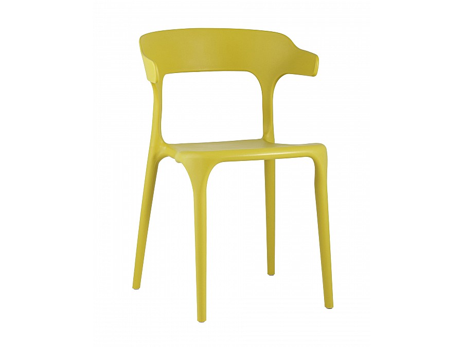 Стул Neo пластик горчичный
