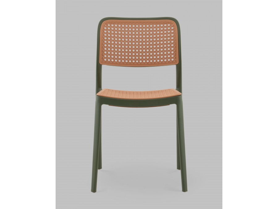 Стул Yona пластиковый зелёный