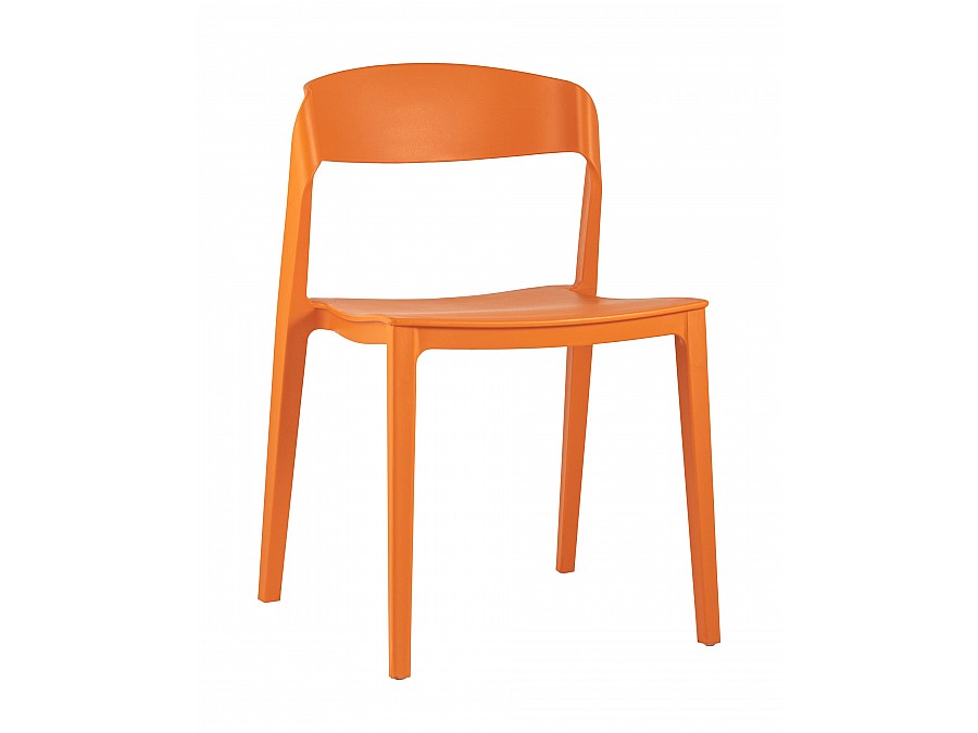 Стул Moris пластик оранжевый