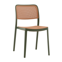 Стул Yona пластиковый зелёный