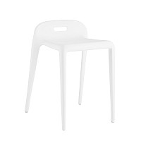 Табурет Sletten пластик белый