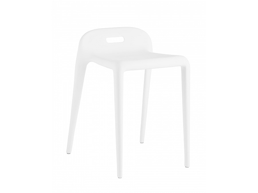 Табурет Sletten пластик белый