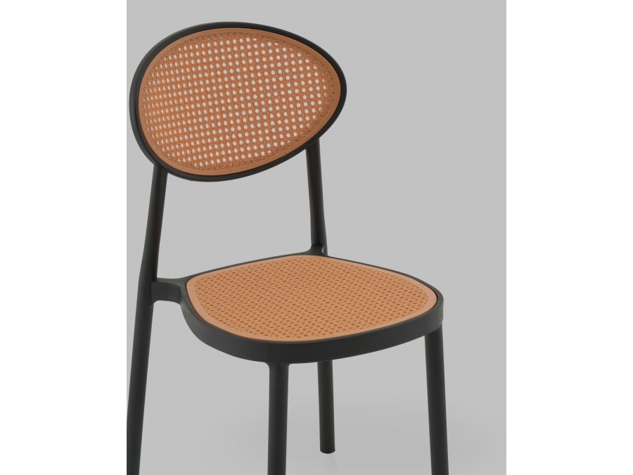 Стул Junie пластиковый чёрный