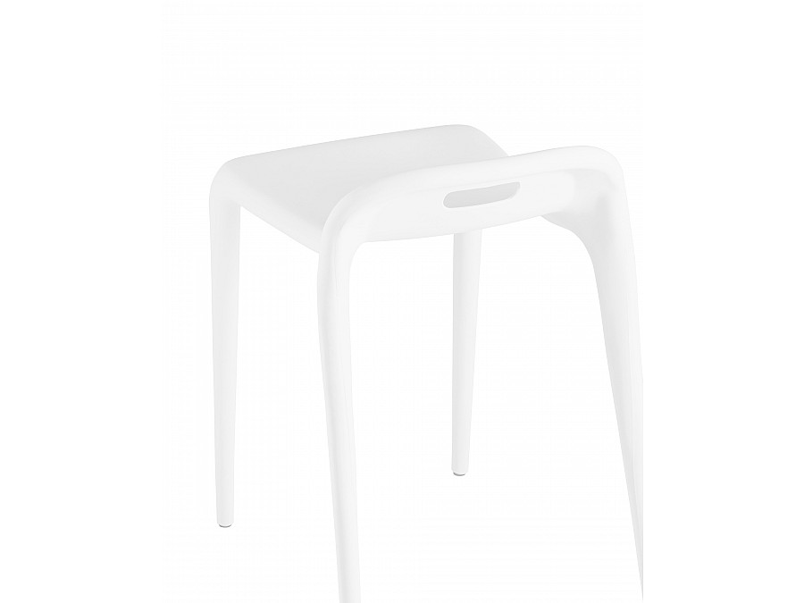 Табурет Sletten пластик белый