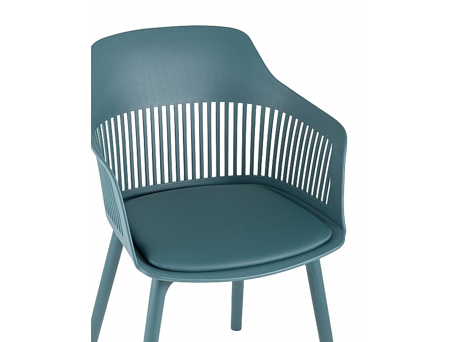 Стул Crocus с подушкой темно-бирюзовый
