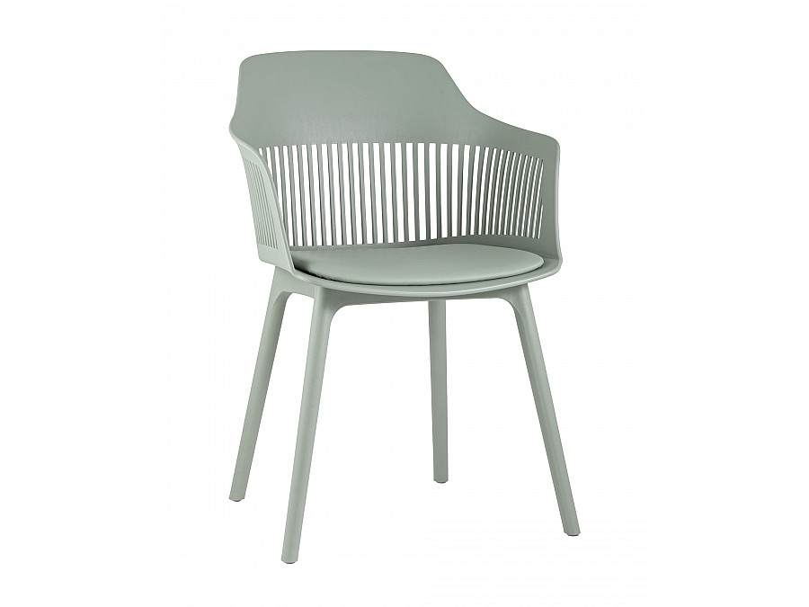 Стул Crocus с подушкой серо-зеленый