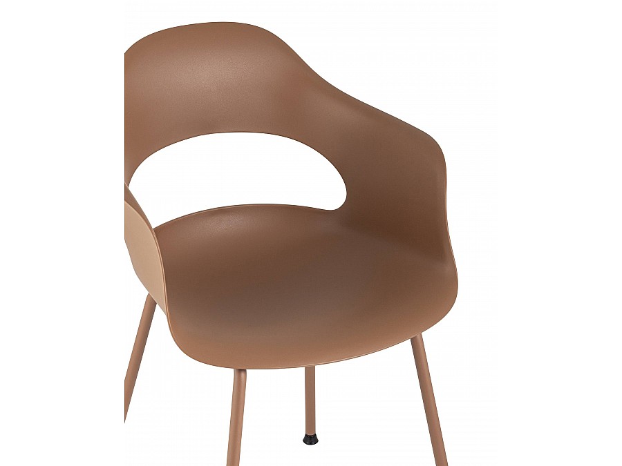 Стул Lady пластик коричневый