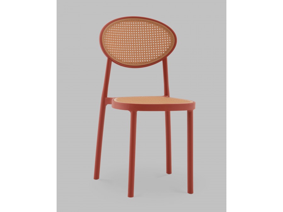 Стул Junie пластиковый красный