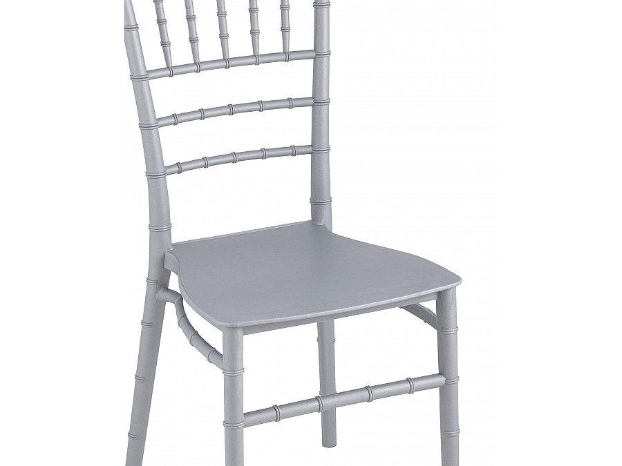 Стул Chiavari (Кьявари) пластик серебряный