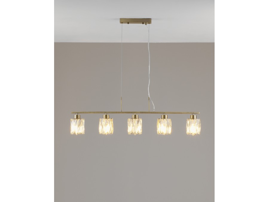 Люстра подвесная Moderli V11683-5P Prismique