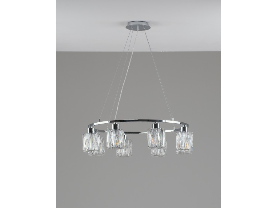 Люстра подвесная Moderli V11708-8P Prismique