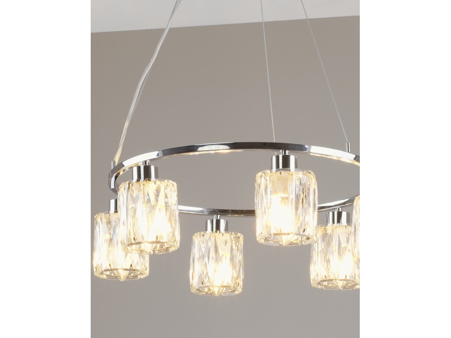 Люстра подвесная Moderli V11707-6P Prismique