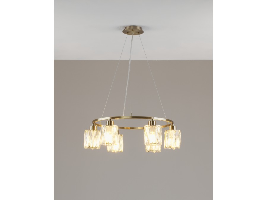 Люстра подвесная Moderli V11684-6P Prismique