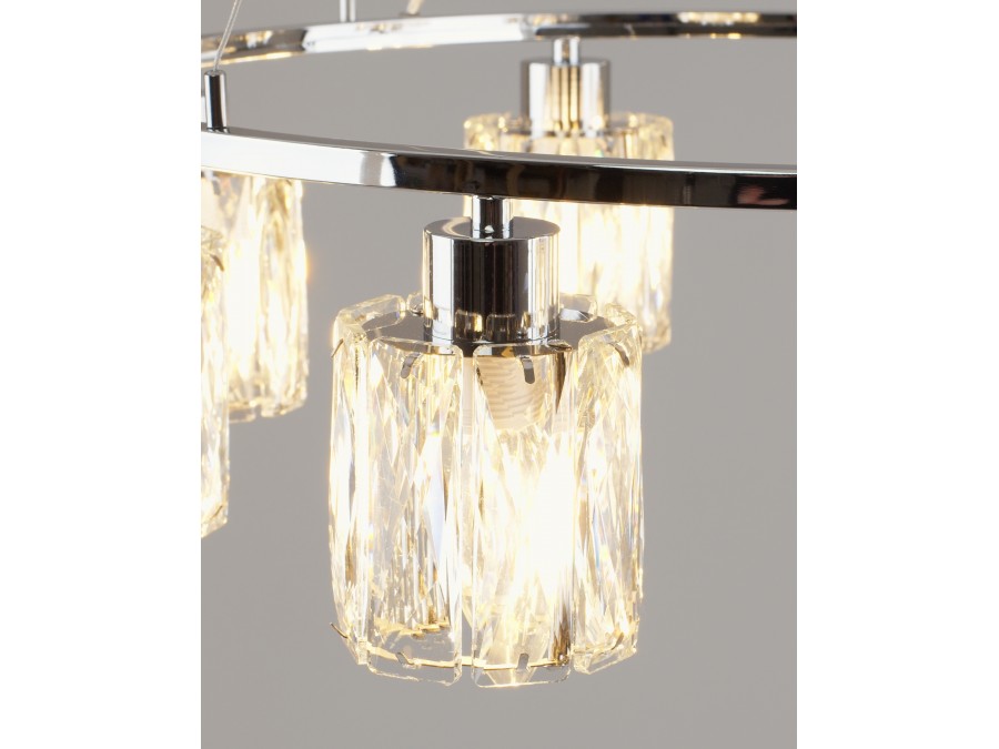 Люстра подвесная Moderli V11708-8P Prismique