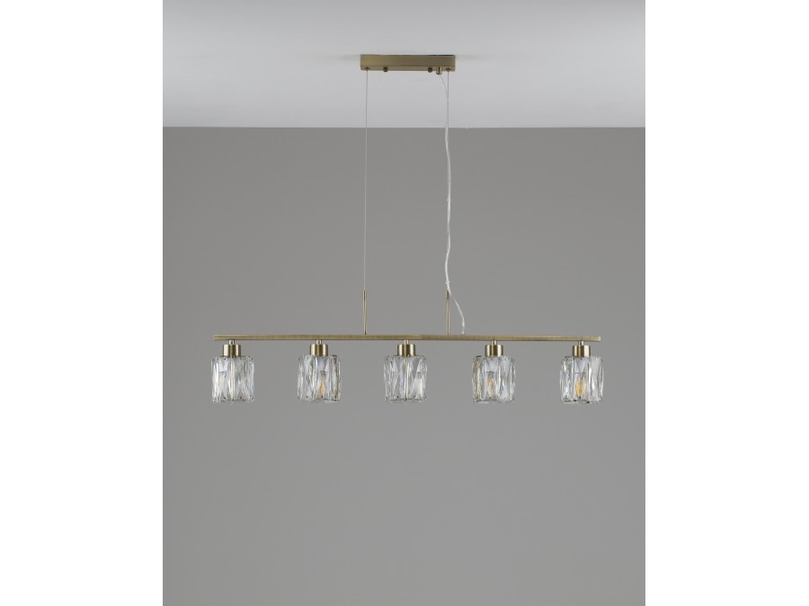 Люстра подвесная Moderli V11683-5P Prismique