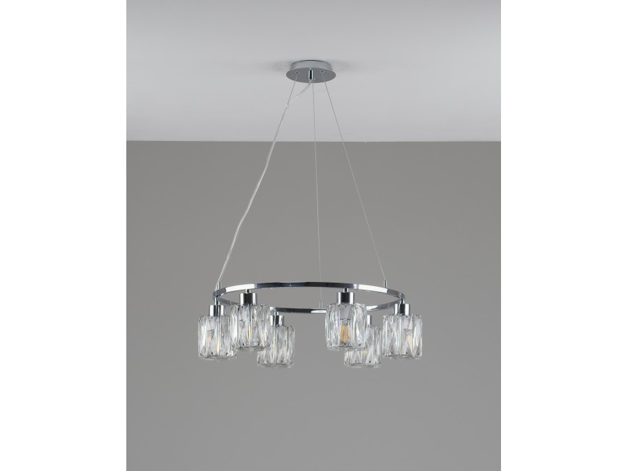 Люстра подвесная Moderli V11707-6P Prismique