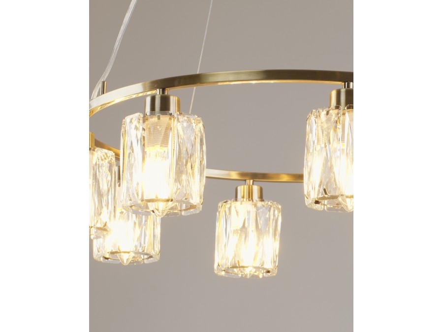 Люстра подвесная Moderli V11685-8P Prismique