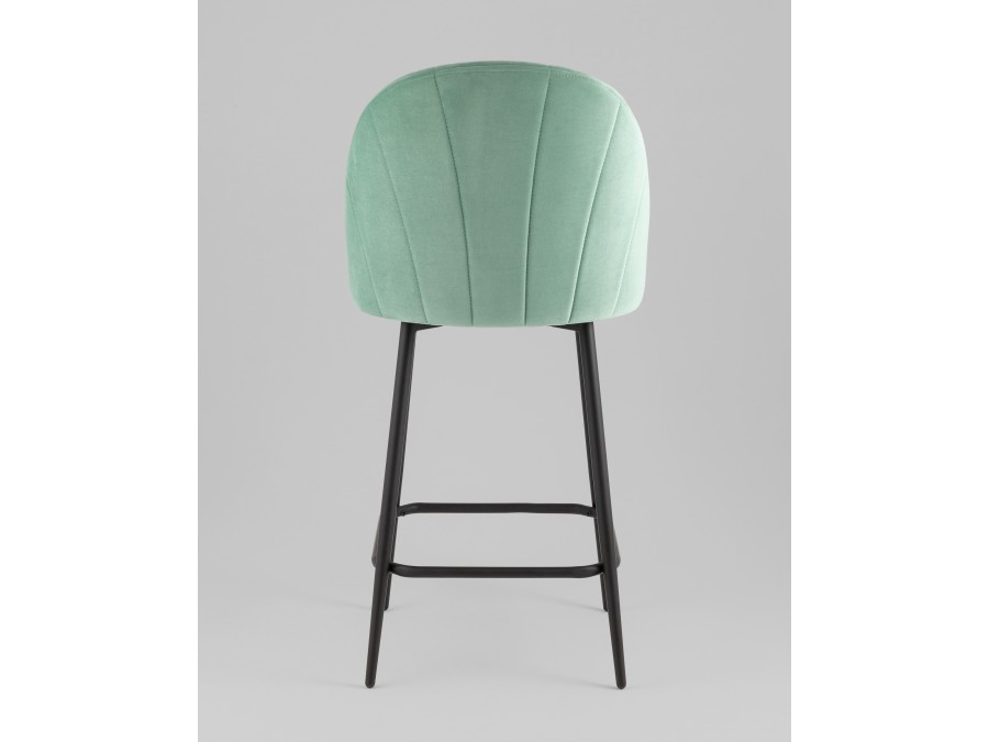 Стул полубарный Логан SN велюр фисташковый