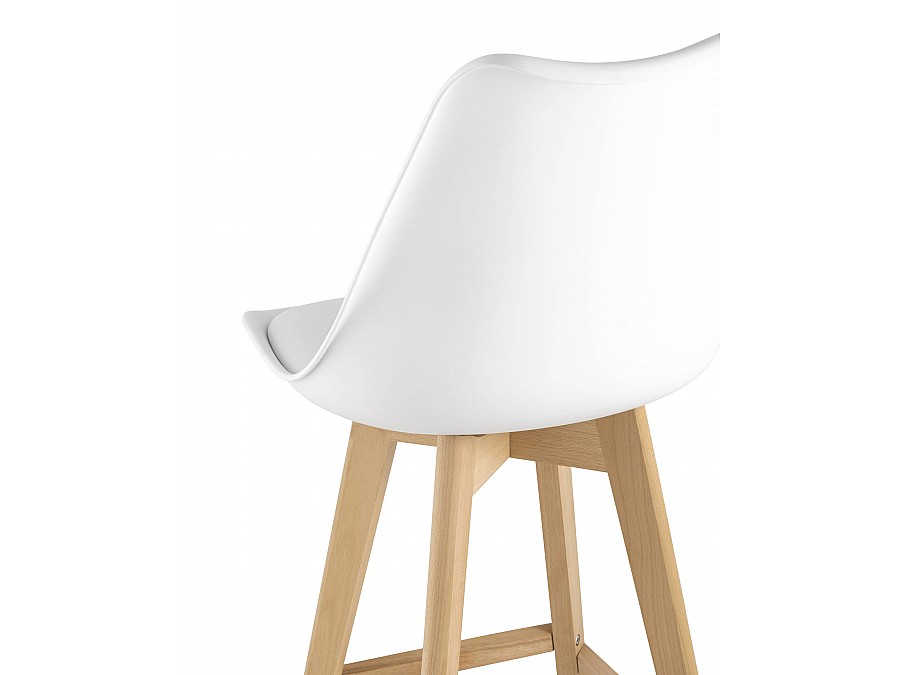 Стул полубарный FRANKFURT белый