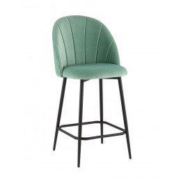 Стул полубарный Логан SN велюр фисташковый