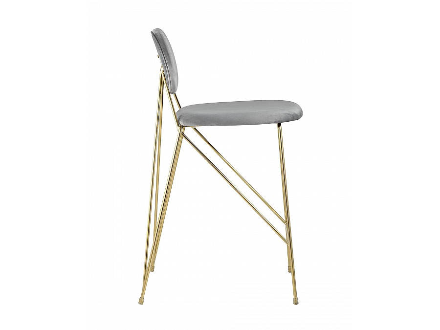 Стул Элис полубарный светло-серый