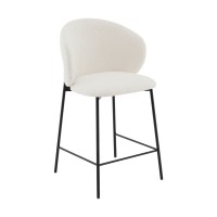 Стул полубарный Блейз букле белый