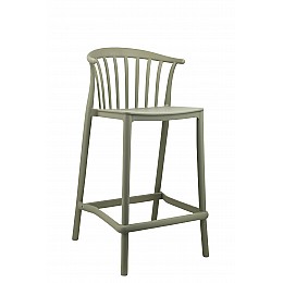 Стул полубарный Campo пластик зеленый