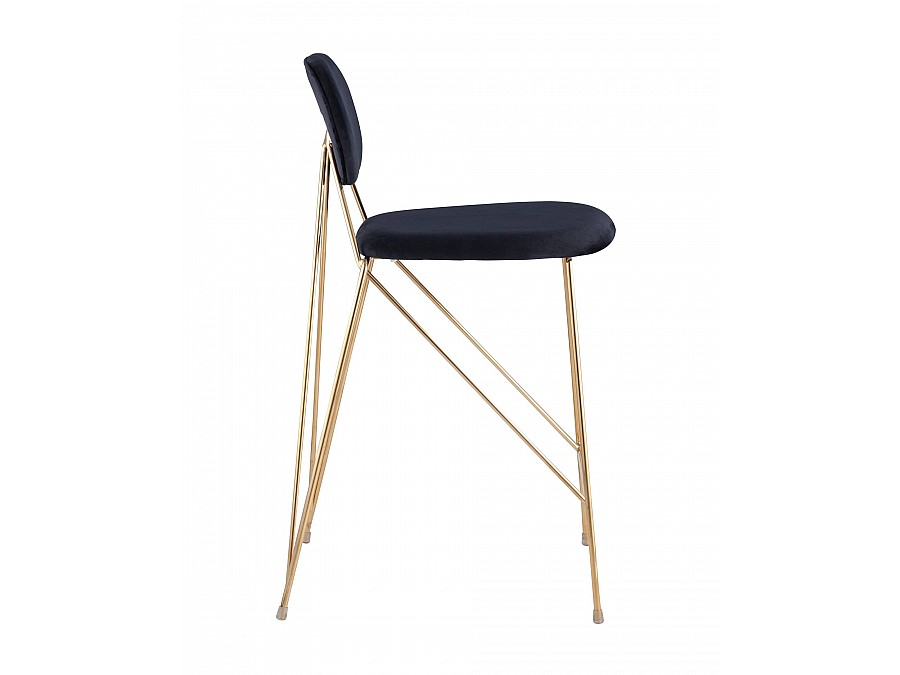 Стул Элис полубарный темно-синий