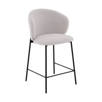 Стул полубарный Блейз букле светло-серый