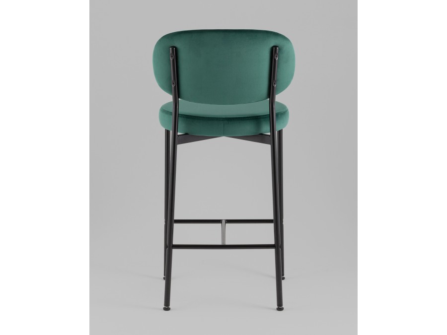 Стул полубарный Бриф VD велюр зеленый