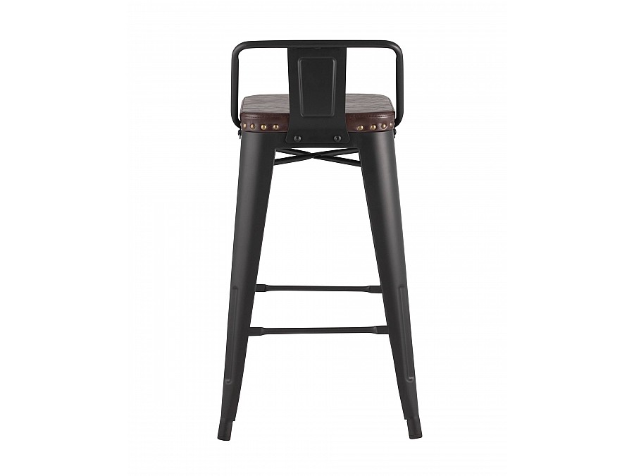 Стул полубарный TOLIX SOFT черный матовый