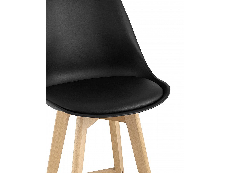 Стул полубарный FRANKFURT черный