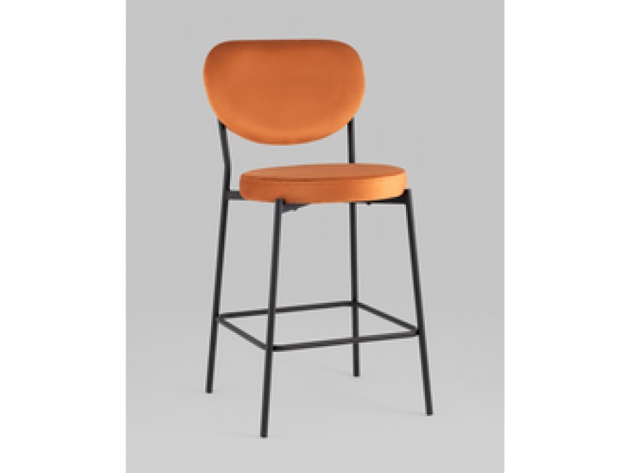 Стул полубарный Барбара NEW велюр терракотовый 2 шт.