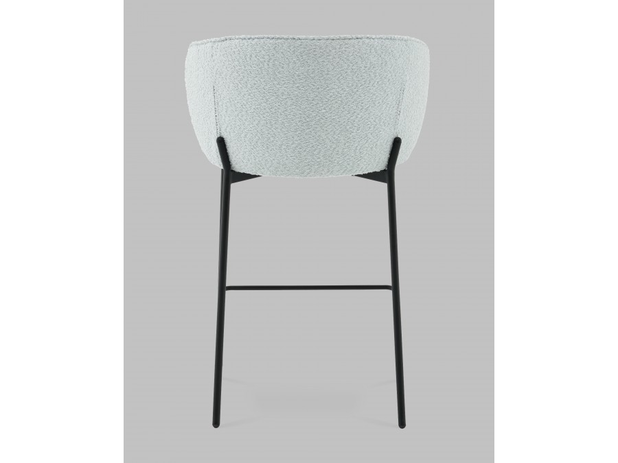 Стул полубарный Тисдейл букле светло-голубой