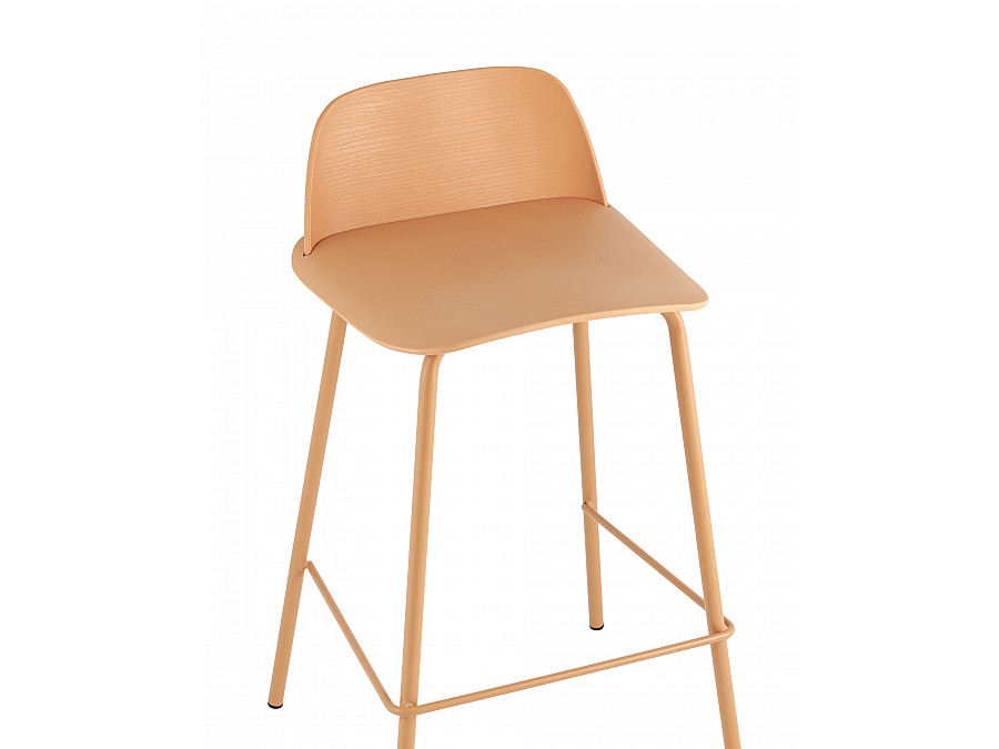 Стул полубарный Mist желтый