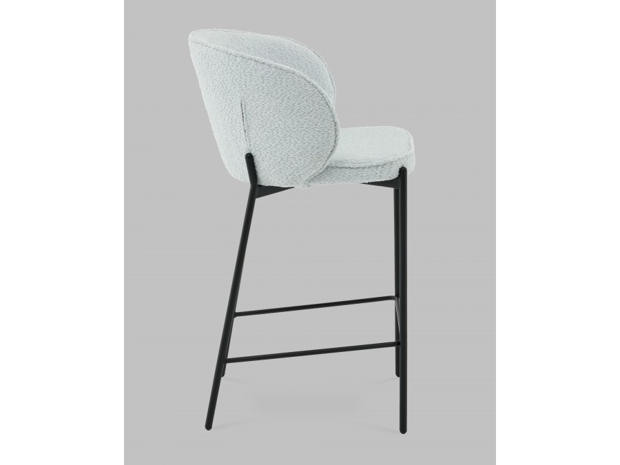 Стул полубарный Тисдейл букле светло-голубой