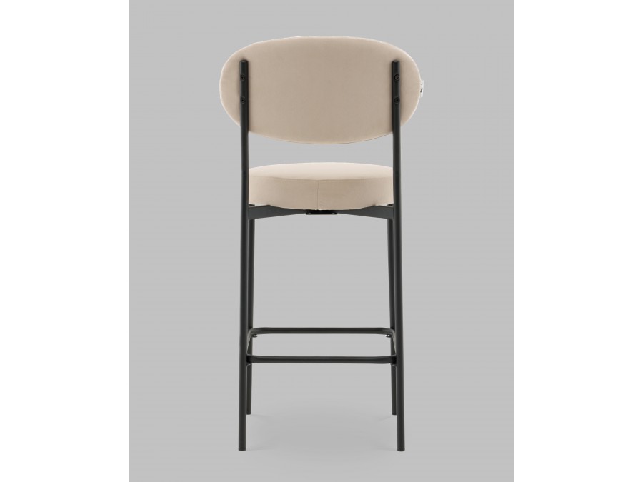 Стул Полубарный Бриф DD велюр бежевый