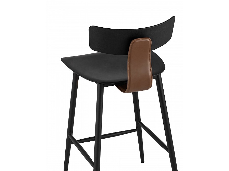 Стул полубарный ANT черный