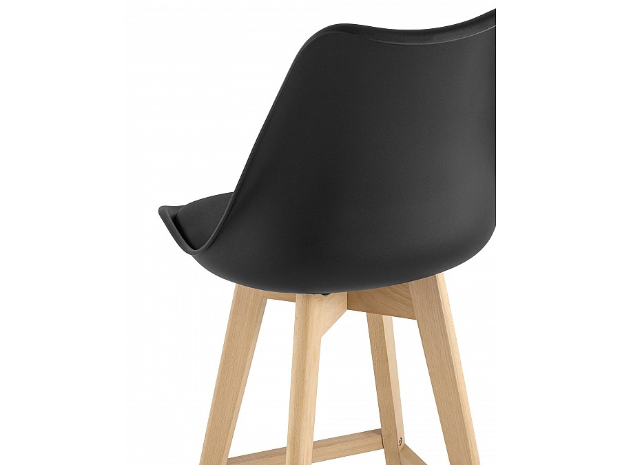 Стул полубарный FRANKFURT черный