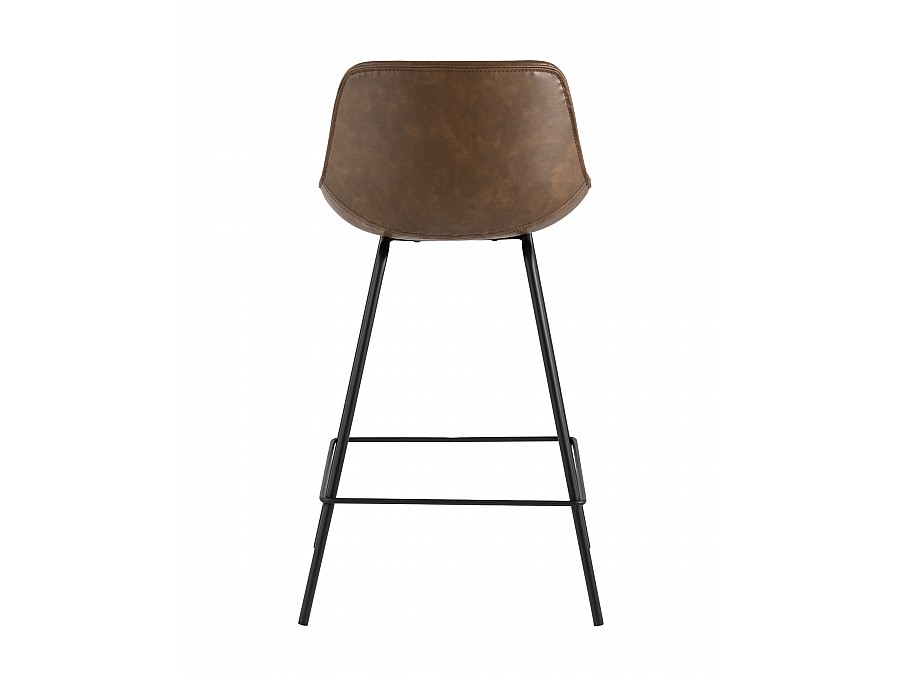 Стул полубарный TEXAS экокожа коричневый