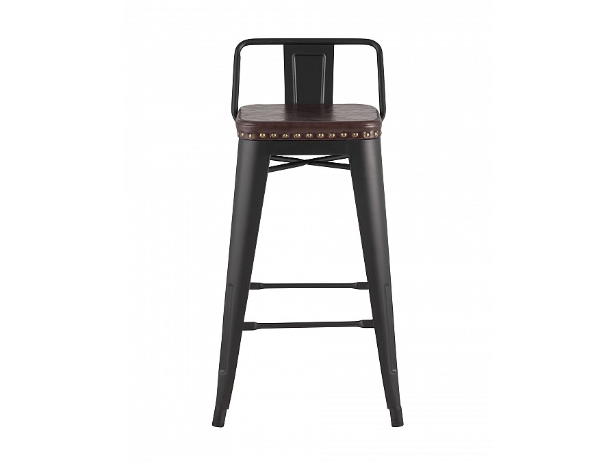 Стул полубарный TOLIX SOFT черный матовый