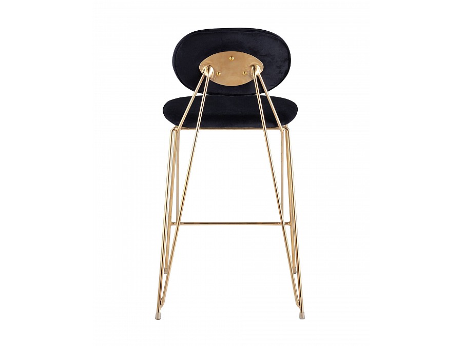 Стул Элис полубарный темно-синий