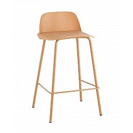 Стул полубарный Mist желтый