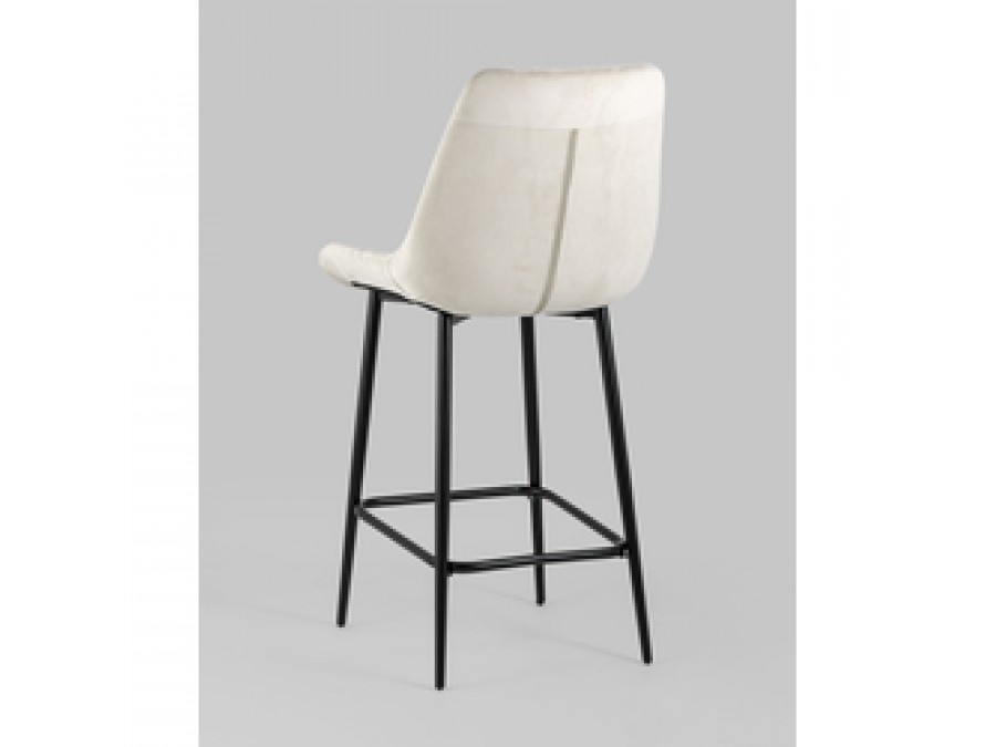 Стул полубарный Флекс велюр бежевый 2 шт.