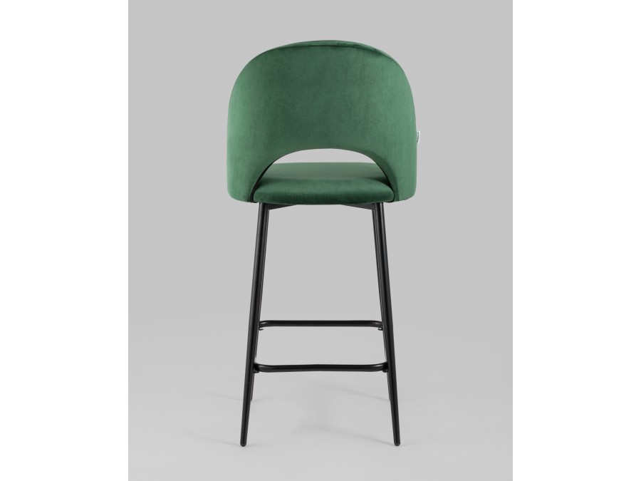 Стул полубарный Меган SN велюр зеленый