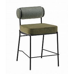 Стул полубарный Ponpoun зелёный