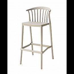 Стул полубарный Campo пластик бежевый