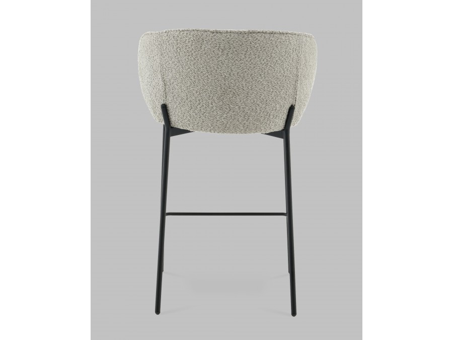 Стул полубарный Тисдейл букле светло-зеленый